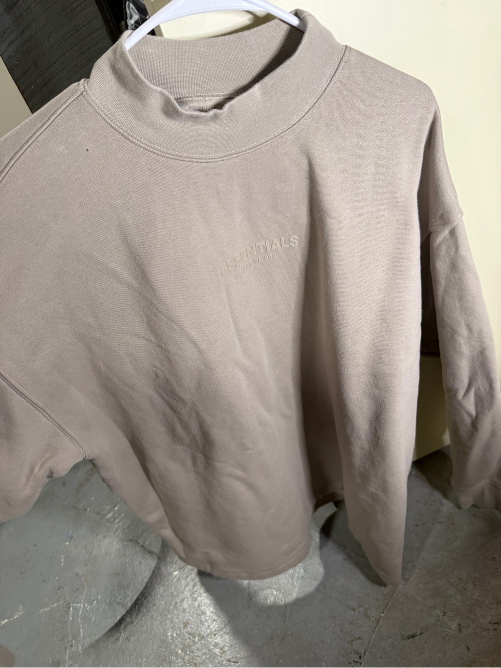 Essentials Women's Crewneck Sweater in Taupe